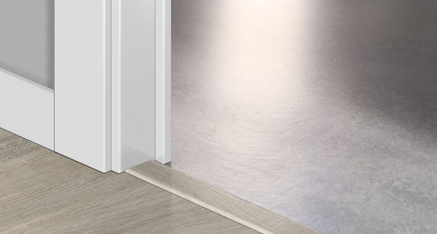 Profilé multi fonction INCIZO STRATIFIE Quick Step, mdf, décor chene newcastle gris, l.4.80 x L. 215.00 cm