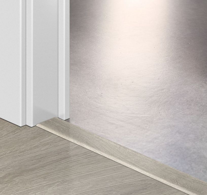 Profilé multi fonction INCIZO STRATIFIE Quick Step, mdf, décor chene newcastle gris, l.4.80 x L. 215.00 cm