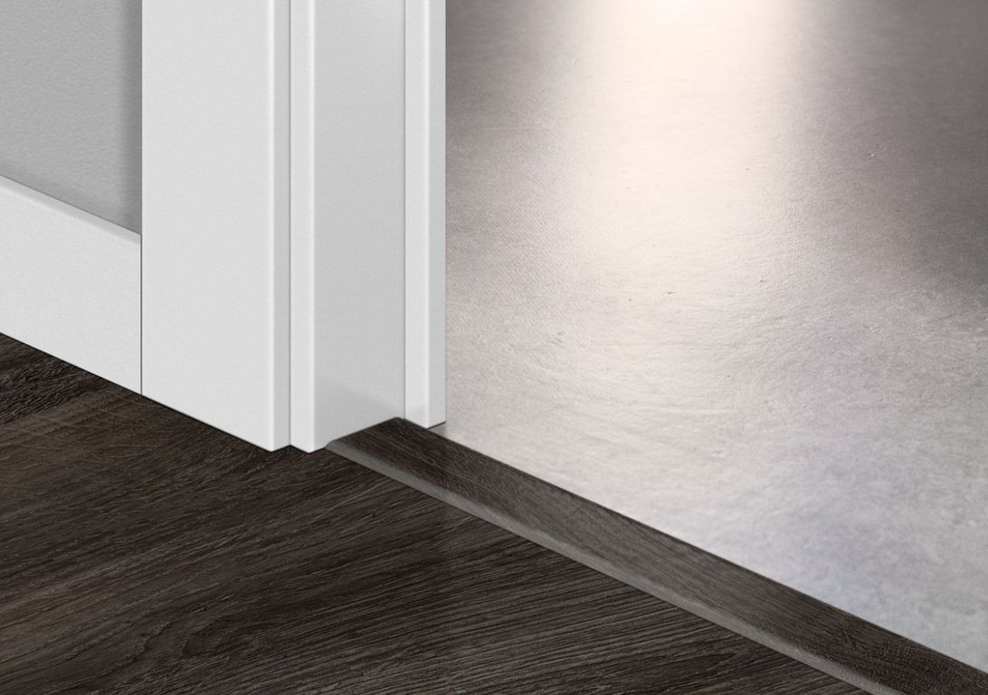 Profilé multi fonction INCIZO STRATIFIE Quick Step, mdf, décor chene newcastle noir, l.4.80 x L. 215.00 cm
