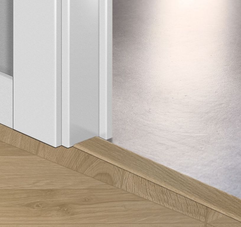 Profilé multi fonction INCIZO STRATIFIE Quick Step, mdf, décor chevron oak medium, l.4.80 x L. 215.00 cm