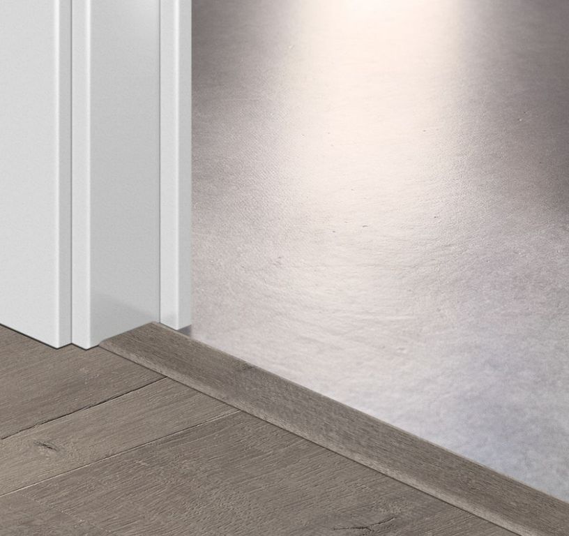 Profilé multi fonction INCIZO STRATIFIE Quick Step, mdf, décor patiné gris, l.4.80 x L. 215.00 cm