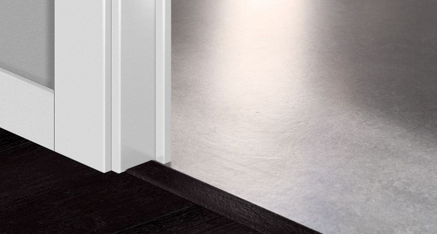 Profilé multi fonction INCIZO STRATIFIE Quick Step, mdf, décor peint noir, l.4.80 x L. 215.00 cm