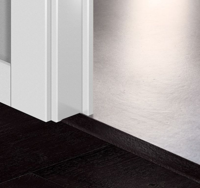 Profilé multi fonction INCIZO STRATIFIE Quick Step, mdf, décor peint noir, l.4.80 x L. 215.00 cm