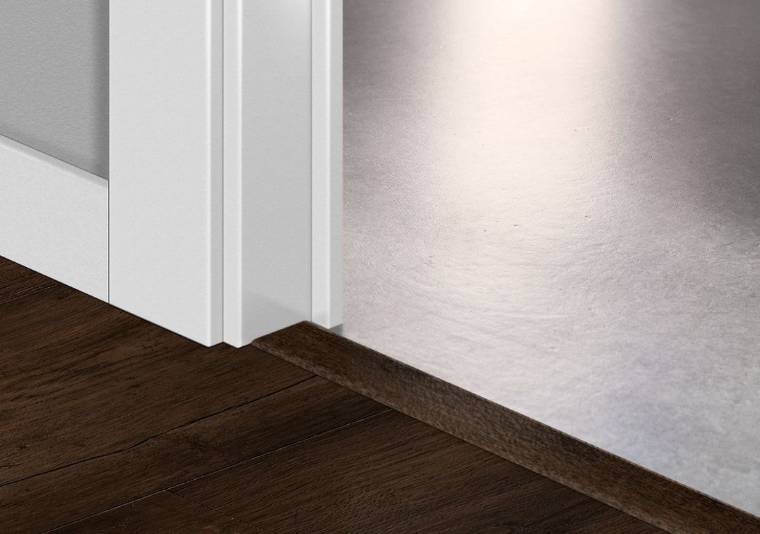 Profilé multi fonction INCIZO STRATIFIE Quick Step, mdf, décor ciré brun, l.4.80 x L. 215.00 cm