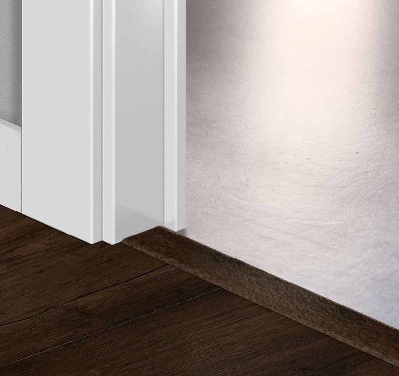 Profilé multi fonction INCIZO STRATIFIE Quick Step, mdf, décor ciré brun, l.4.80 x L. 215.00 cm