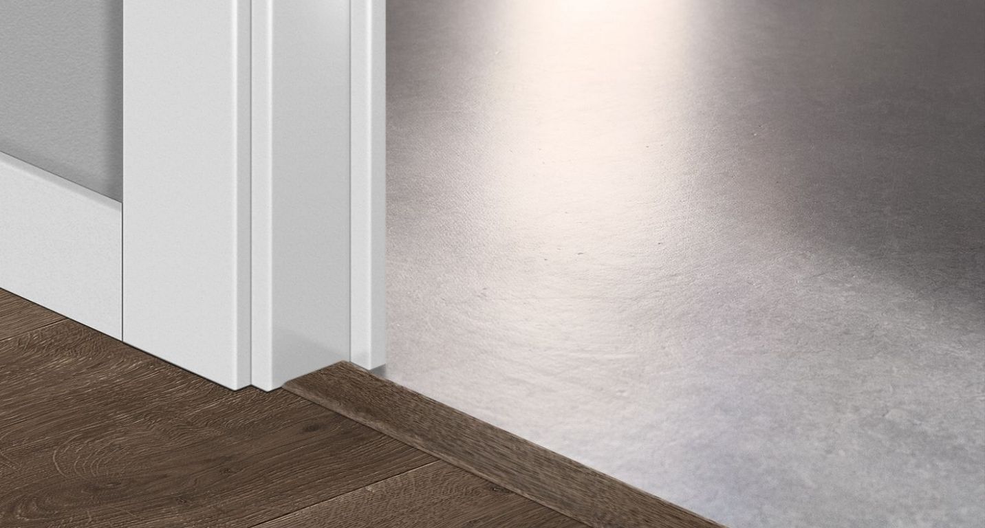 Profilé multi fonction INCIZO STRATIFIE Quick Step, mdf, décor brun brossé, l.4.80 x L. 215.00 cm