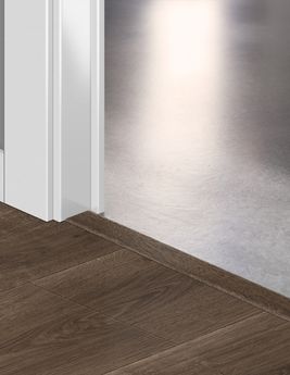 Profilé multi fonction INCIZO STRATIFIE  Quick Step, Mdf, décor brun brossé, l.4.80 x L. 215.00 cm