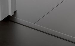 Profilé multi fonction INCIZO STRATIFIE  Quick Step, Mdf, décor noir, l.4.80 x L. 215.00 cm