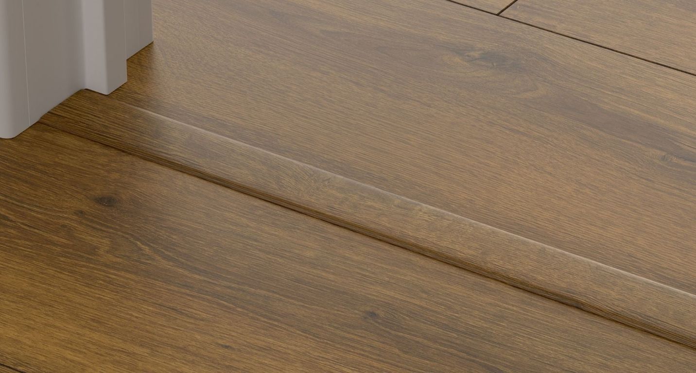 Profilé multi fonction INCIZO STRATIFIE Quick Step, mdf, décor marron foncé, l.4.80 x L. 215.00 cm