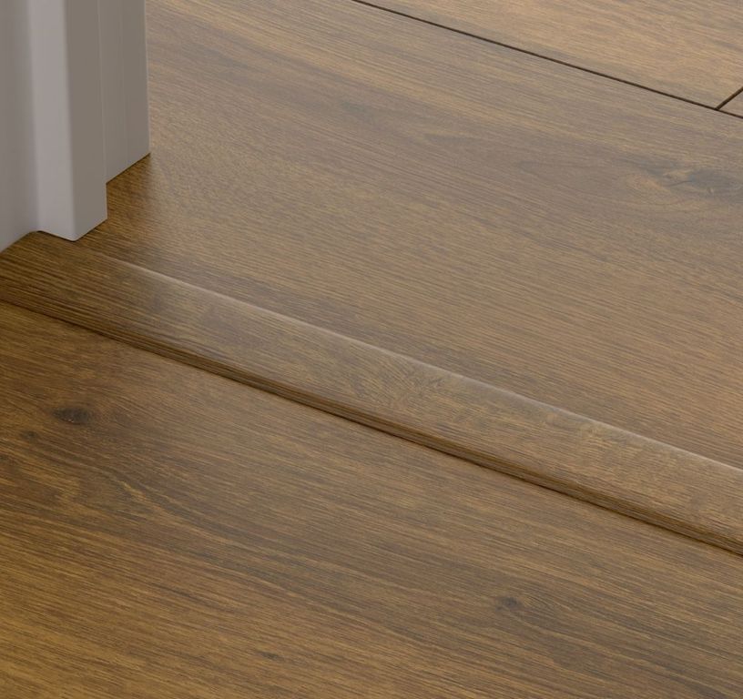 Profilé multi fonction INCIZO STRATIFIE Quick Step, mdf, décor marron foncé, l.4.80 x L. 215.00 cm