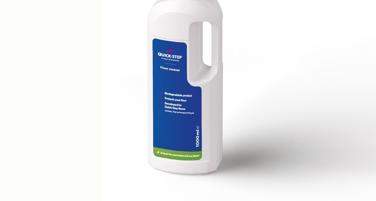 Entretien courant Quick Step ENTRETIEN, pour stratifié, vinyle, parquet vernis, bleu, brillant, 1.00 L