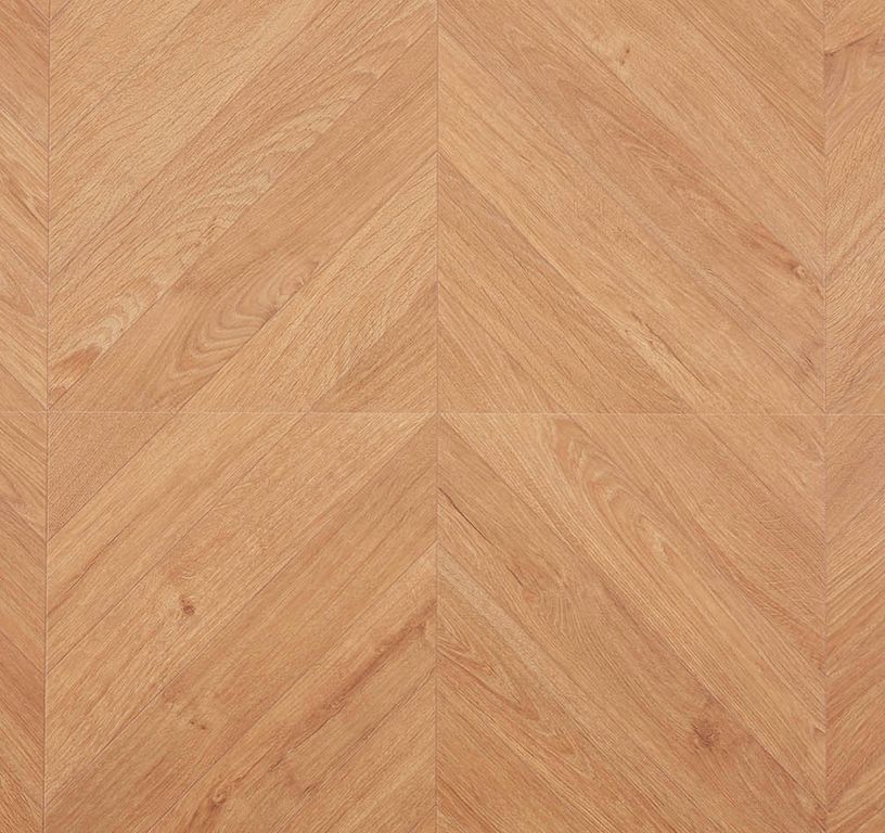 Sol stratifié IMPRESSIVE PATTERNS Quick Step, aspect Marqueterie chevron naturel, dalle 39.60 x 120.00 cm