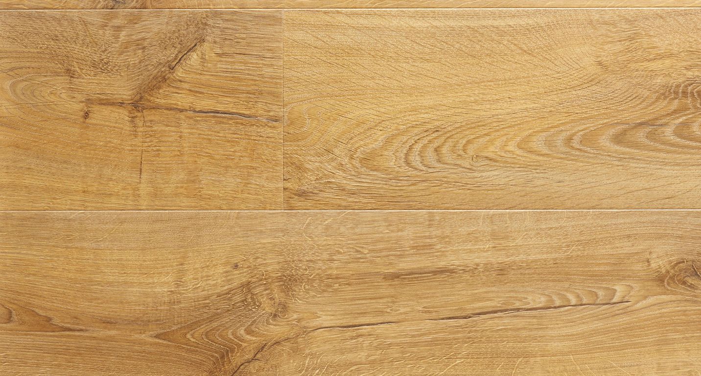 Sol stratifié IMPRESSIVE Quick Step, aspect Bois naturel miel, lame 19.00 x 138.00 cm