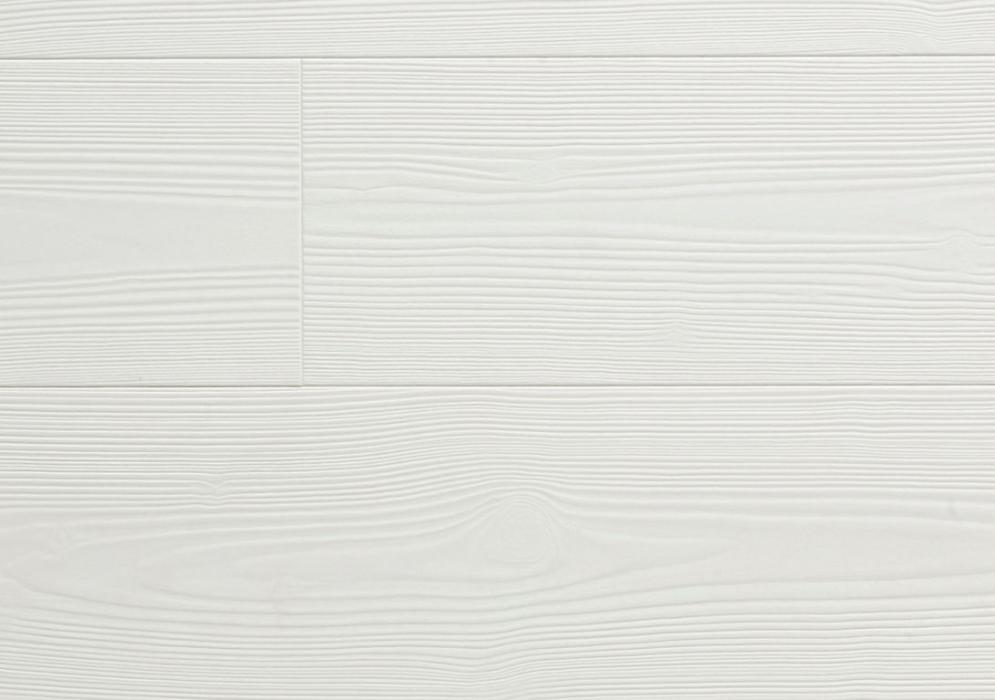 Sol stratifié IMPRESSIVE Quick Step, aspect Bois peint blanc, lame 19.00 x 138.00 cm