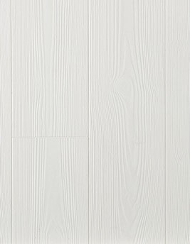 Sol stratifié IMPRESSIVE Quick Step, aspect Bois peint blanc, lame 19.00 x 138.00 cm