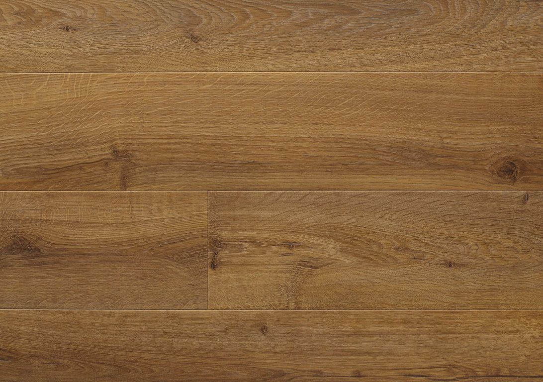 Sol stratifié IMPRESSIVE ULTRA Quick Step, aspect Bois naturel miel, lame 19.00 x 138.00 cm