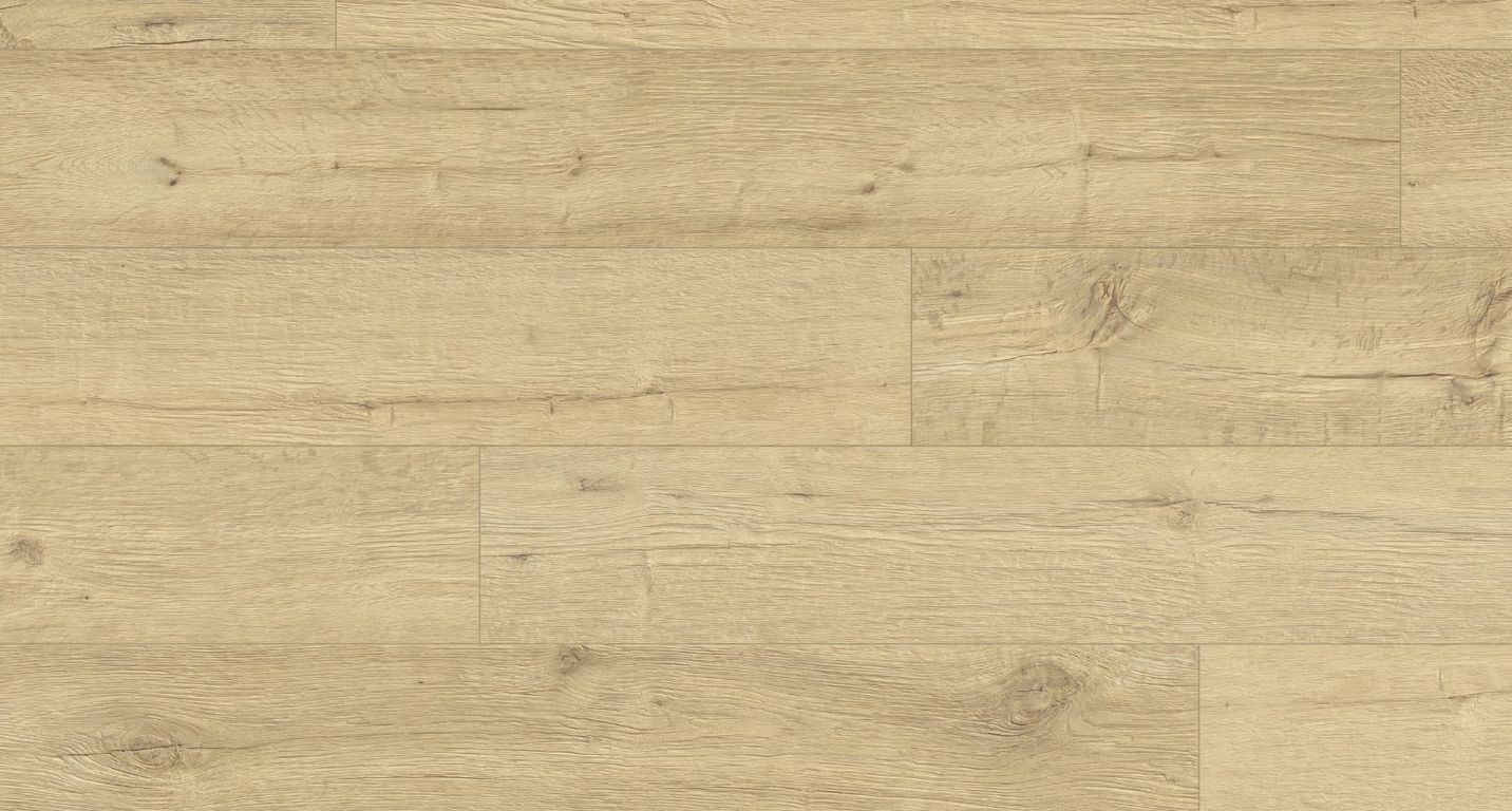 Sol stratifié IMPRESSIVE ULTRA Quick Step, aspect Bois naturel sablé, lame 19.00 x 138.00 cm