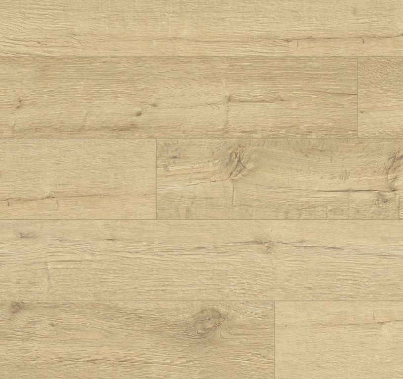 Sol stratifié IMPRESSIVE ULTRA Quick Step, aspect Bois naturel sablé, lame 19.00 x 138.00 cm