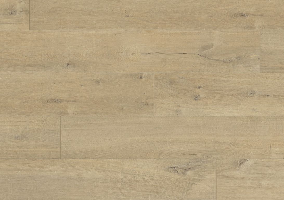 Sol stratifié IMPRESSIVE ULTRA Quick Step, aspect Bois grisé mat, lame 19.00 x 138.00 cm