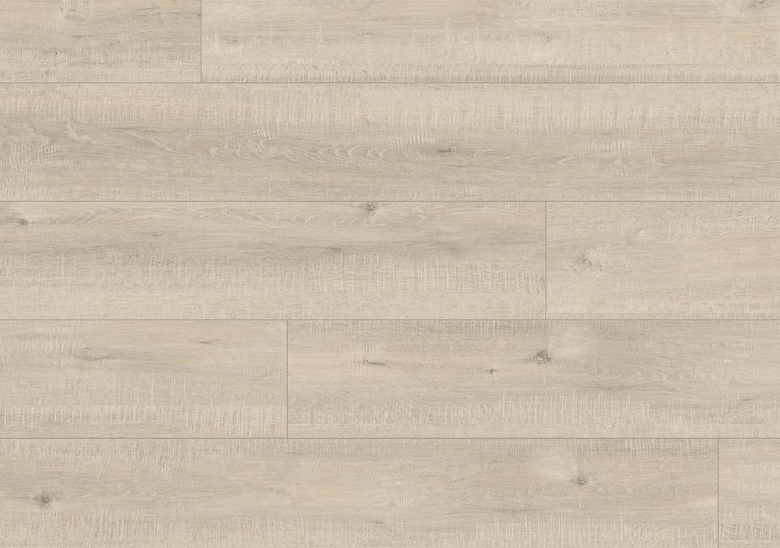 Sol stratifié IMPRESSIVE ULTRA Quick Step, aspect Bois blanchi raboté, lame 19.00 x 138.00 cm