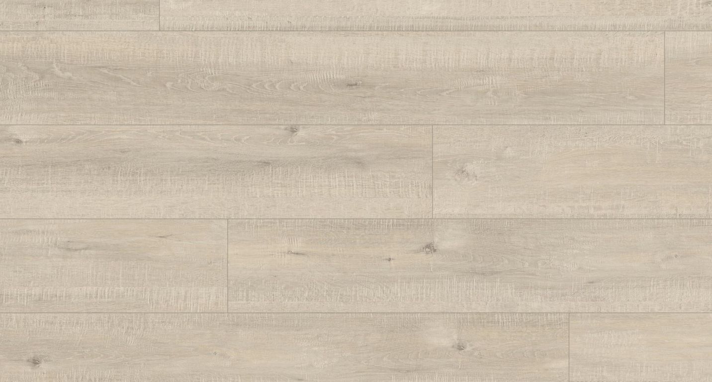 Sol stratifié IMPRESSIVE ULTRA Quick Step, aspect Bois blanchi raboté, lame 19.00 x 138.00 cm