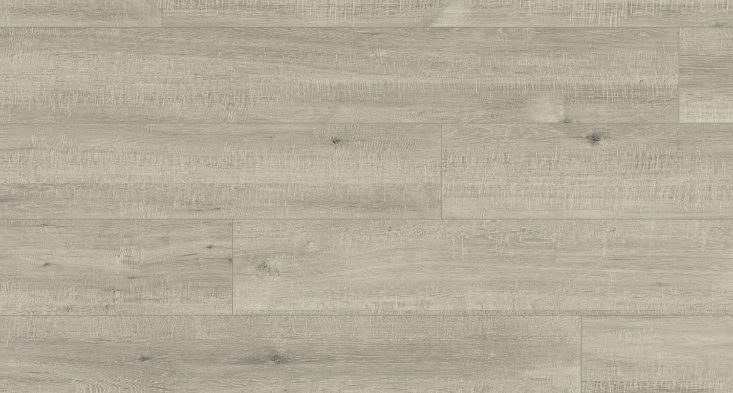 Sol stratifié IMPRESSIVE ULTRA Quick Step, aspect Bois grisé raboté, lame 19.00 x 138.00 cm