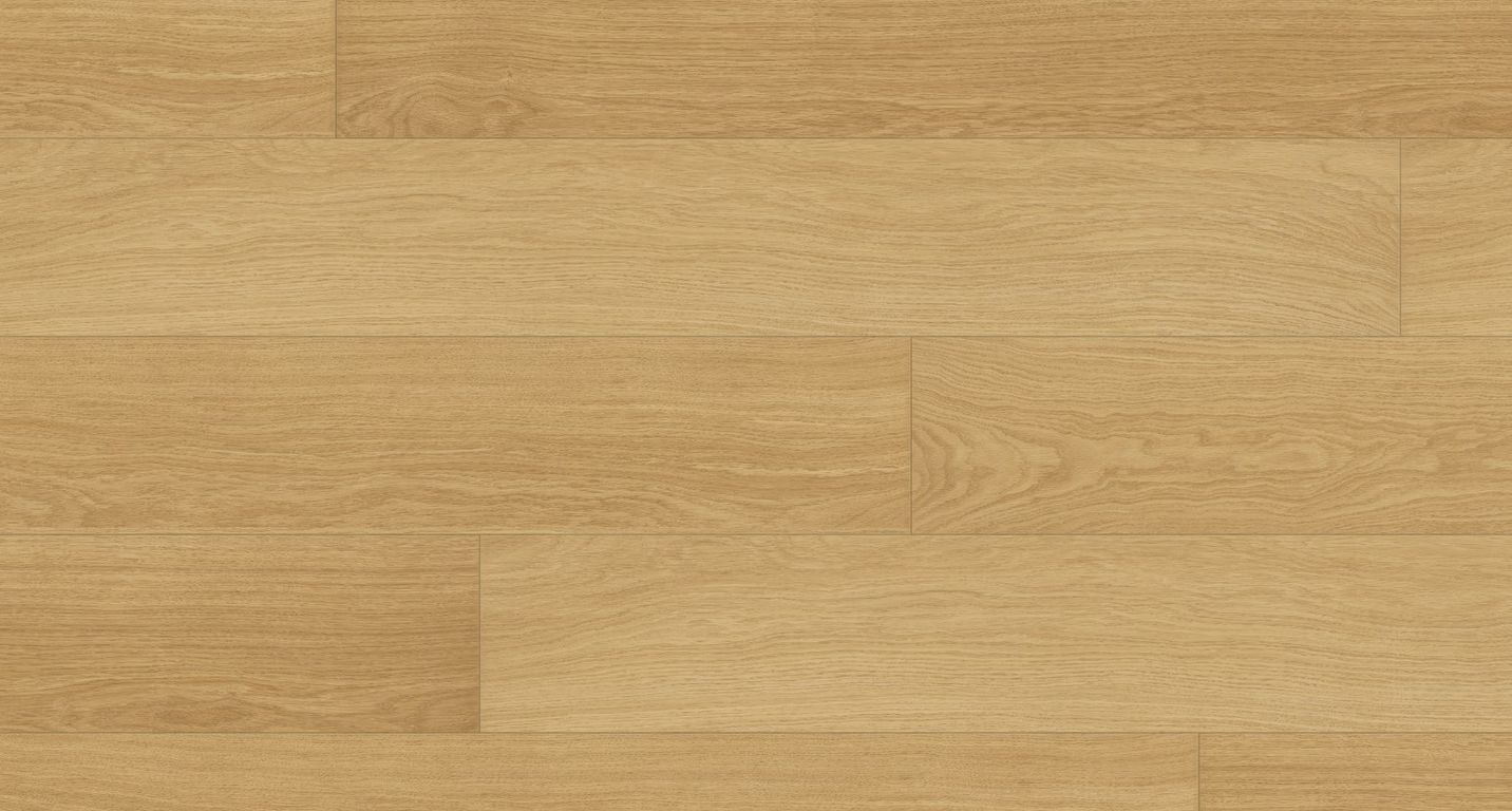 Sol stratifié IMPRESSIVE ULTRA Quick Step, aspect Bois miel, lame 19.00 x 138.00 cm