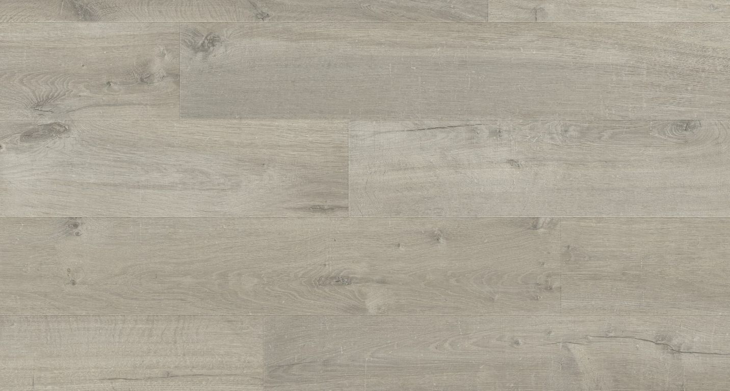 Sol stratifié IMPRESSIVE ULTRA Quick Step, aspect Bois gris, lame 19.00 x 138.00 cm