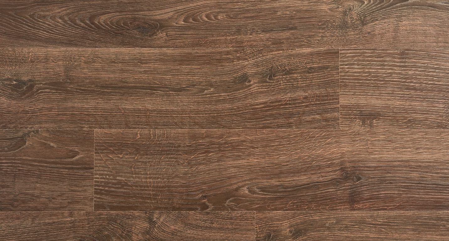 Sol stratifié ELIGNA HYDRO Quick Step, aspect Bois brun, lame 15.60 x 138.00 cm