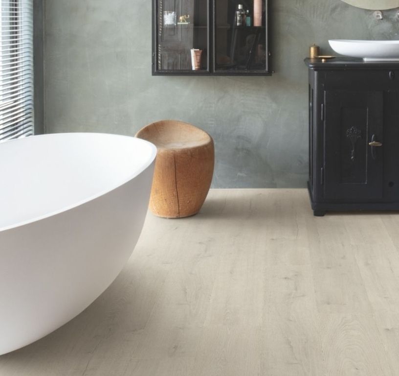 Sol stratifié CAPTURE Quick Step, aspect Bois patiné doux, lame 21.20 x 138.00 cm