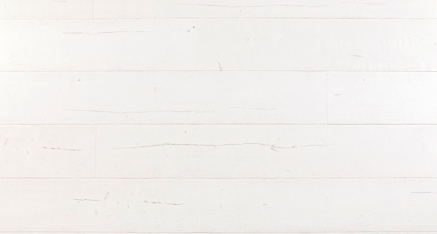 Sol stratifié CAPTURE Quick Step, aspect Bois peint blanc, lame 21.20 x 138.00 cm