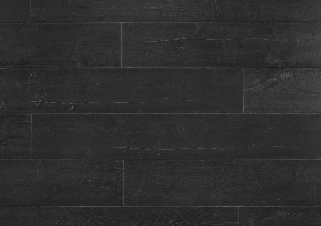 Sol stratifié CAPTURE Quick Step, aspect Bois peint noir, lame 21.20 x 138.00 cm