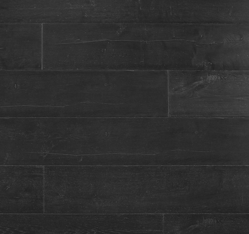 Sol stratifié CAPTURE Quick Step, aspect Bois peint noir, lame 21.20 x 138.00 cm