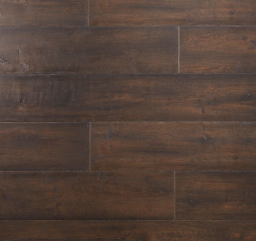 Sol stratifié CAPTURE Quick Step, aspect Bois ciré brun, lame 21.20 x 138.00 cm