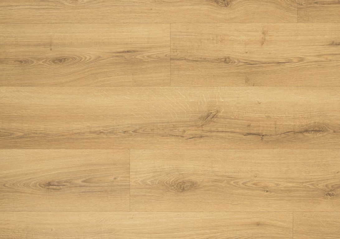 Sol stratifié QS CLASSIC HYDROSEAL Quick Step, aspect Bois chêne classique clair, lame 19.00 x 120.00 cm