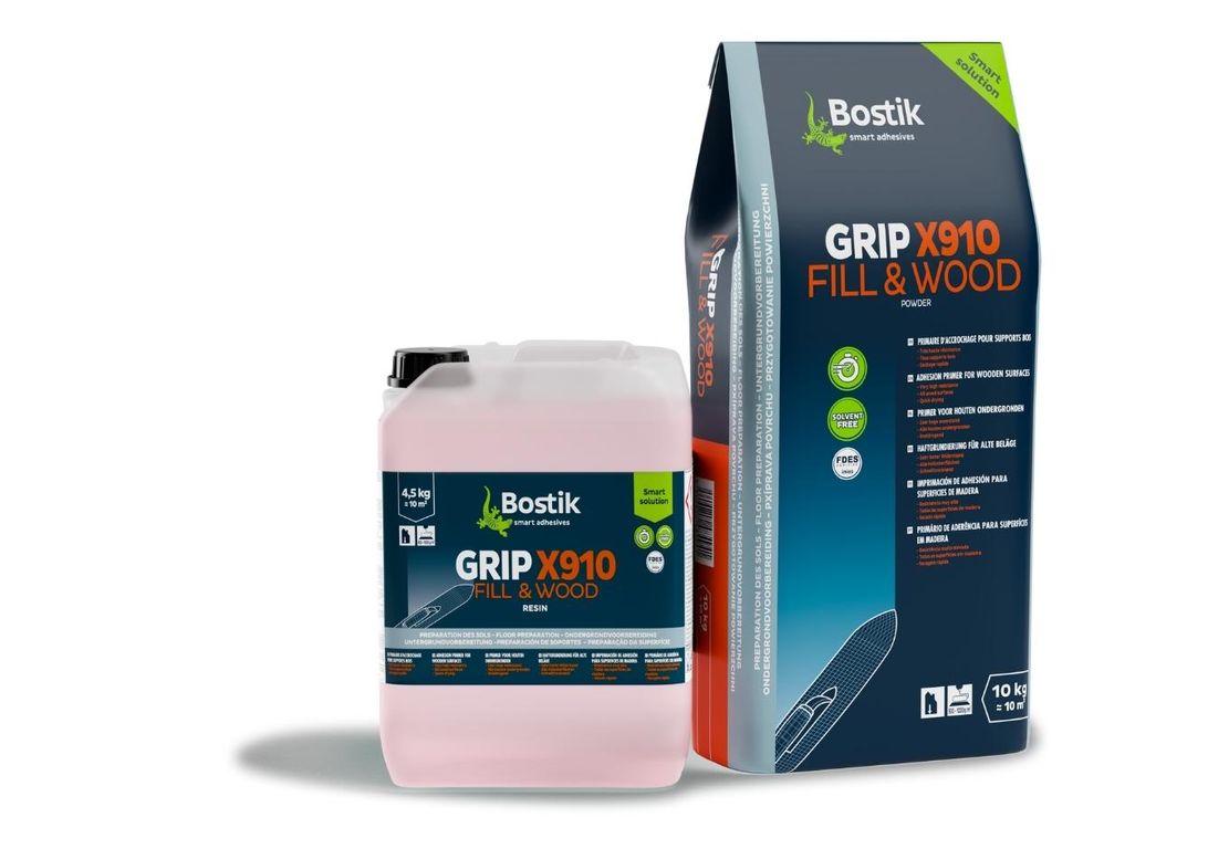 Primaire d'accrochage Bostik GRIP X910 FILL & WOOD, pour planchers bois 14.50 kg