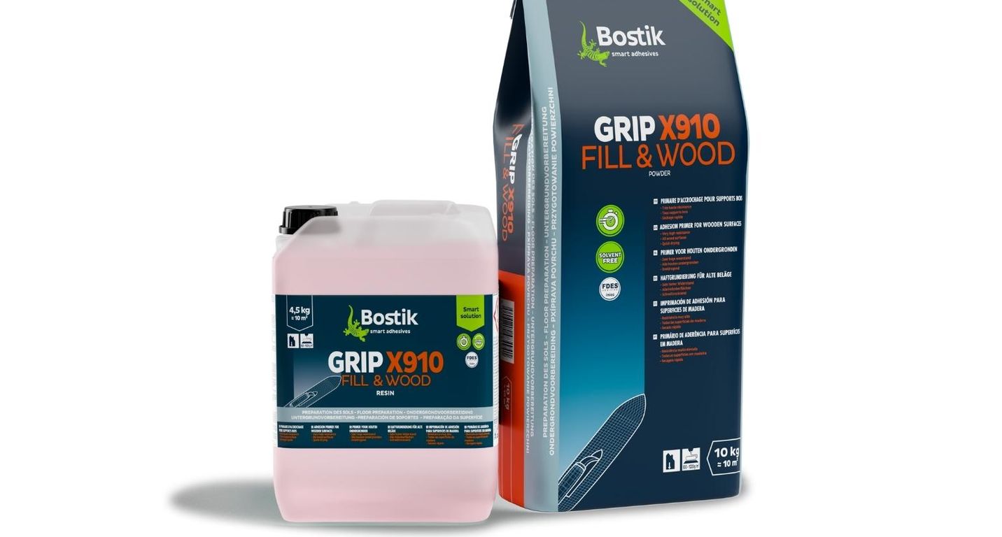 Primaire d'accrochage Bostik GRIP X910 FILL & WOOD, pour planchers bois 14.50 kg