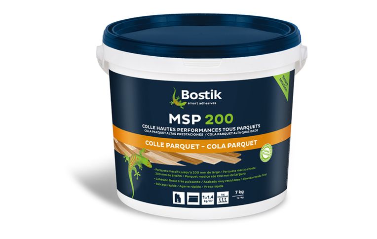 Colle Bostik WOOD H200 ELASTIC, pour sols Parquet, pour parquet, 7.00 kg