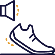 Atténuation des bruits de pas