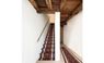Passage d'escalier NOBILITY CHOBY, moquette velours coupé, motif , col choby rouge bord beige