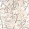 Papier peint TAHER , Vinyle sur intissé décor Floral / Végétal, beige