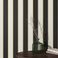 Papier peint MAEVA Montecolino, Vinyle sur intissé décor Classique / Rayure,  noir