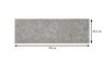 Revêtement minéral composite CERAMIN TILES SJ, terrazzo minéral gris clair, dalle 39.20 x 118.00 cm