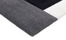 Tapis RUBICA , géométrique noir