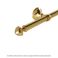 Embout VERSAILLES, diam 20 mm, laiton verni