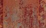 Dalle moquette VINTAGE PATCHWORK, col orange, dim 50.00 x 50.00 cm