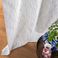 Rideau sur-mesure à partir du tissu PALME Tamisant, motif jacquard, Floral/végétal, Vert