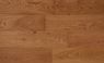 Parquet contrecollé MAJESTE 184 CHENE AUTHENTIQUE, chêne marron foncé, huilé, larg. 18.40 cm