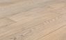Parquet contrecollé MAJESTE 184 CHENE AUTHENTIQUE, chêne marron clair, verni, larg. 18.40 cm