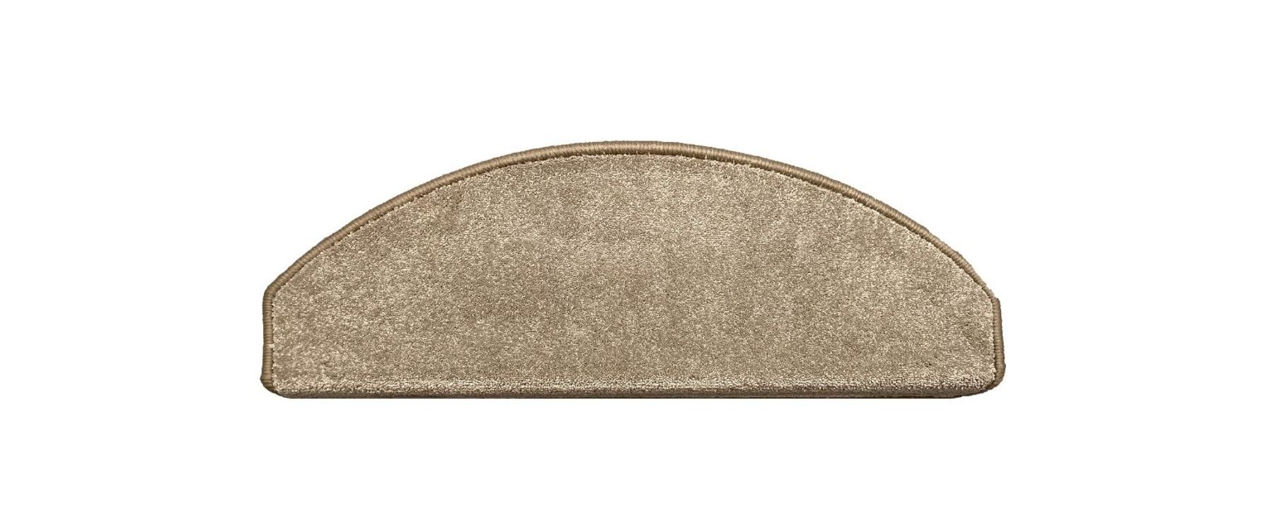 Marchette velours frisé ULTIMATE TWIST MARCH, demi lune col beige, dim 25.00 x 65.00 cm
